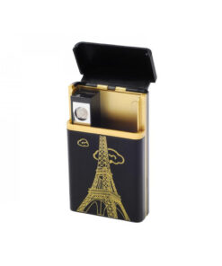 Cigarettfodral med USB-Tändare (Paris)