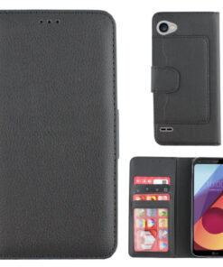 Colorfone LG Q6 Plånboksfodral (SVART)