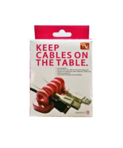 Kabelhållare för 4 kablar, 3-Pack (Svart)