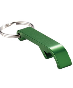 Nyckelring / Nyckelknippa Med Kapsylöppnare (Grön)