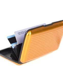 Plånbok / Korthållare med RFID-skydd (GULD)