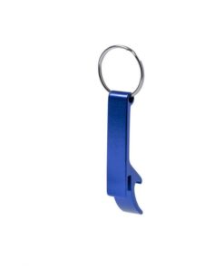 Nyckelring / Nyckelknippa Med Kapsylöppnare (Blå)
