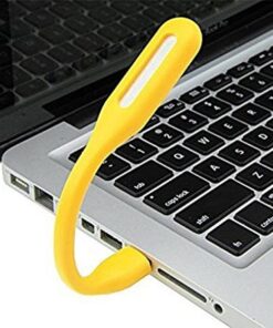 USB-Lampa, Flexibel (Gul)