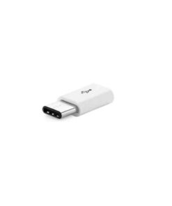 USB-Micro Till USB-C Adapter (Vit)