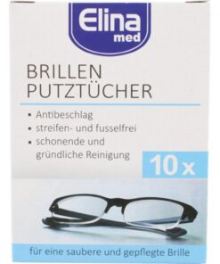 Glasögonservetter / Optiska våtservetter 10-Pack