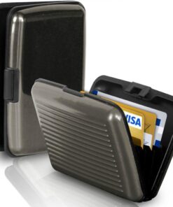 Plånbok / Korthållare med RFID-skydd (Grå)