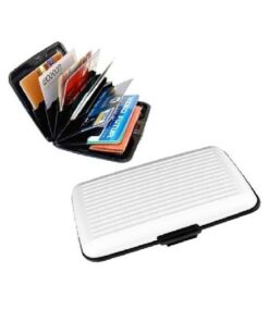 Plånbok / Korthållare med RFID-skydd (Vit)