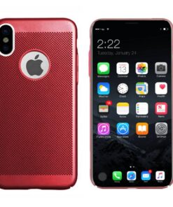 Colorfone iPhone X/Xs Skal Med Hål (Röd)