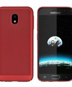 Colorfone Samsung Galaxy J3 2017 Skal Med Hål (Röd)