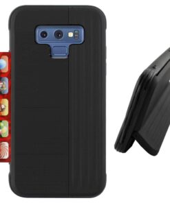 Colorfone Samsung Note 9 Skal Med Stativ och Korthållare (Svart)