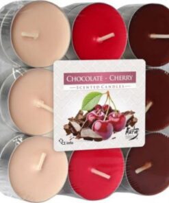Doftljus Choklad och Körsbär 18-Pack