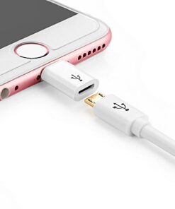 USB-Micro Till Lightning Adapter (Vit)