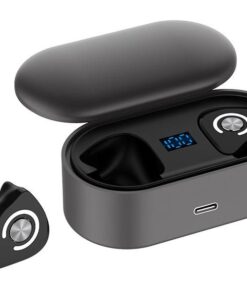 TWS M9 V5.0 Bluetooth Earbuds/Earphones/Headset (Svart)