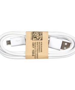 USB Micro Kabel 1 meter lång (Vit)