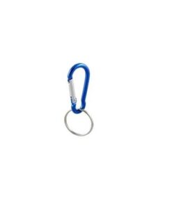 Nyckelring / Nyckelknippa Med Karbinkrok (Blå)
