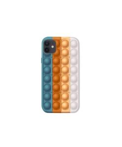 iPhone 12 Mini Skal Med Pop It (Grön/Orange)