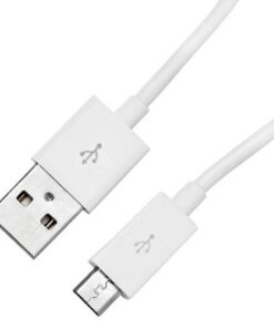 USB-MICRO Kabel 2m (Vit)