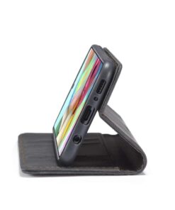 CaseMe Samsung Galaxy A71 Wallet Retro (SVART)