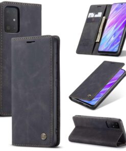 CaseMe Samsung Galaxy S20 Plus Wallet Retro (SVART)