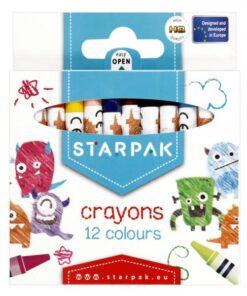 Starpak - Kritor i Olika Färger (12-Pack)