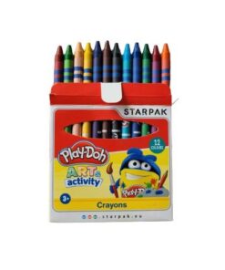 Starpak Play-Doh - Kritor i Olika Färger (12-Pack)